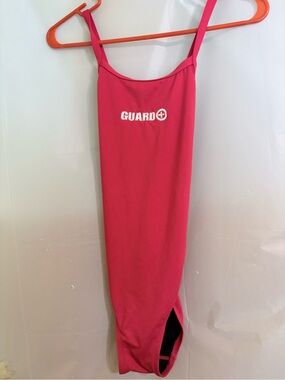 GUARD Red Lifeguard One-Piece Swimsuit